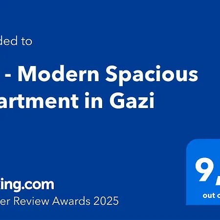 Liv - Modern Spacious In Gazi Apartment *